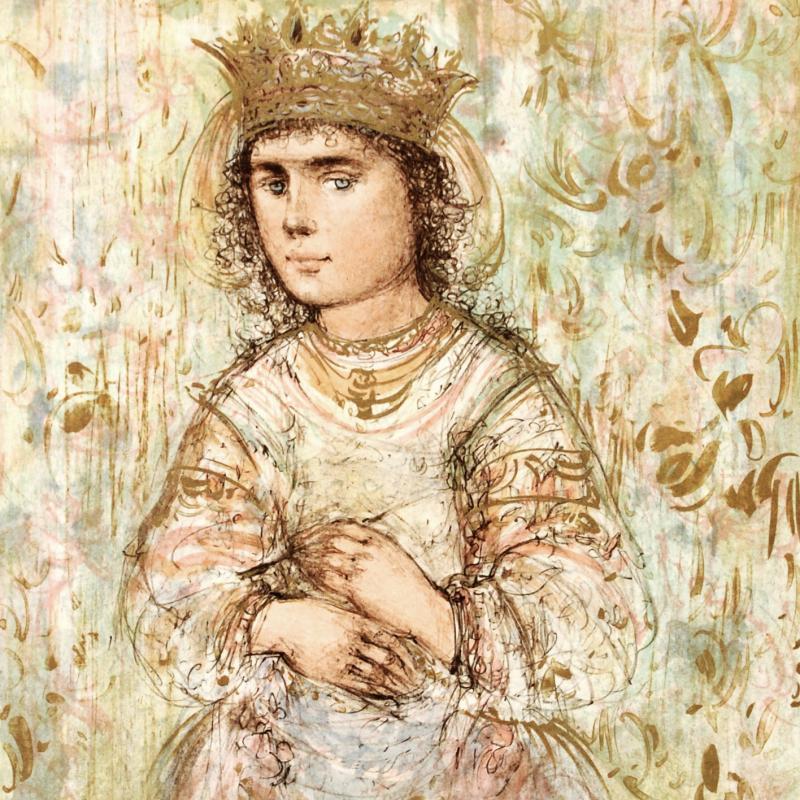 "Zorina" LE 20x26 Lithograph on Rice Paper by Edna Hibel (Artova) at PristineAuction.com "Zorina" LE 20x26 Lithograph on Rice Paper by Edna Hibel (Artova) at PristineAuction.com