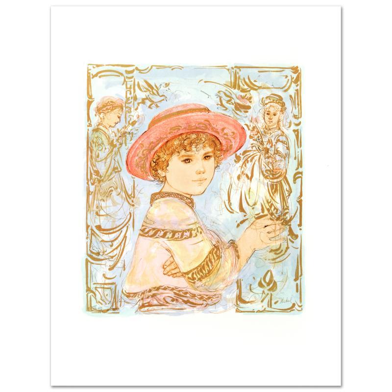 "Todd" LE 20x26 Lithograph by Edna Hibel (Artova) at PristineAuction.com "Todd" LE 20x26 Lithograph by Edna Hibel (Artova) at PristineAuction.com