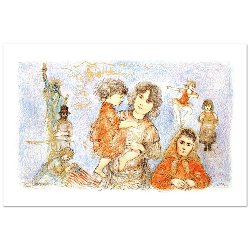 "Our Mother Before Us" LE 40x26 Lithograph by Edna Hibel (Artova) at PristineAuction.com "Our Mother Before Us" LE 40x26 Lithograph by Edna Hibel (Artova) at PristineAuction.com