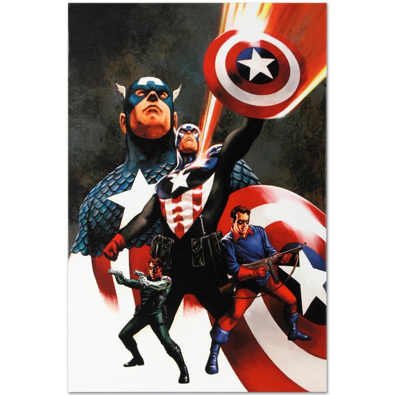 "Captain America #600" Limited Edition 18x27 Giclee on Canvas by Steve Epting and Marvel Comics at PristineAuction.com "Captain America #600" Limited Edition 18x27 Giclee on Canvas by Steve Epting and Marvel Comics at PristineAuction.com