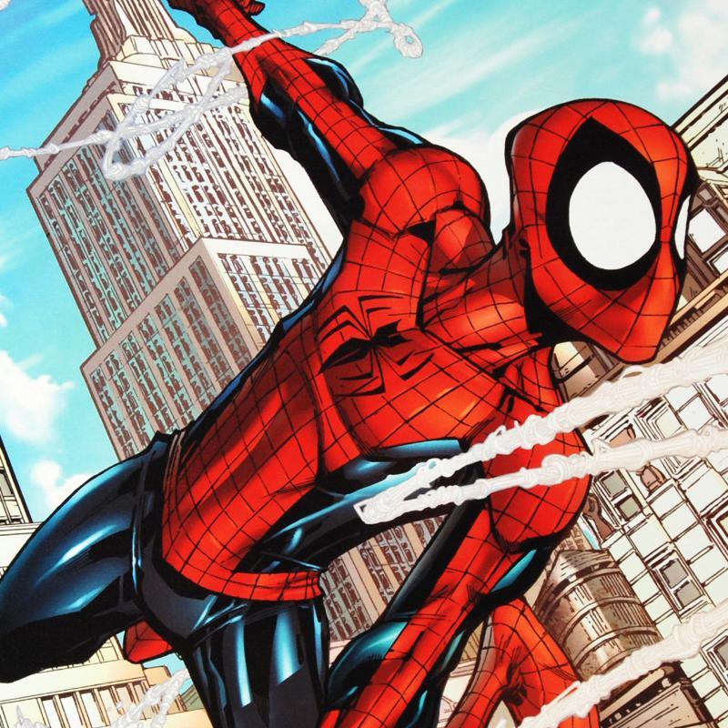 "Marvel Adventures: Spider-Man #50" Limited Edition 18x27 Giclee on Canvas by Patrick Scherberger and Marvel Comics at PristineAuction.com "Marvel Adventures: Spider-Man #50" Limited Edition 18x27 Giclee on Canvas by Patrick Scherberger and Marvel Comics at PristineAuction.com