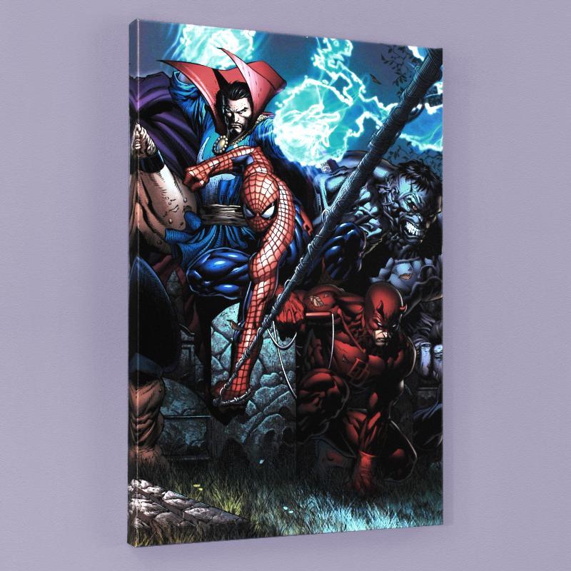 "Ultimatum #4" Limited Edition 18x27 Giclee on Canvas by David Finch and Marvel Comics at PristineAuction.com "Ultimatum #4" Limited Edition 18x27 Giclee on Canvas by David Finch and Marvel Comics at PristineAuction.com