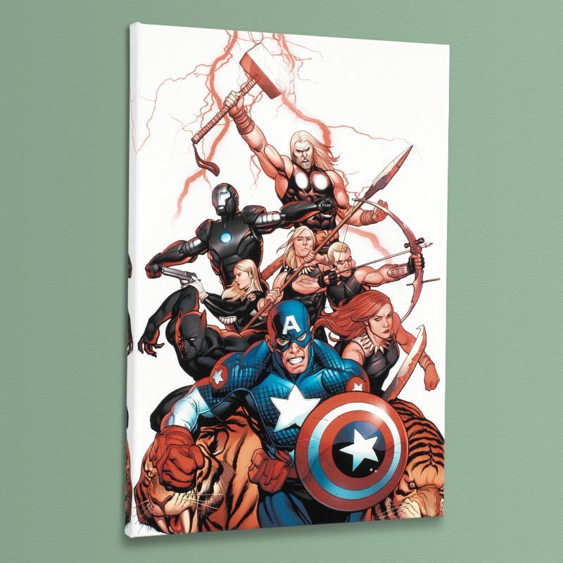 "Ultimate New Ultimates #5" Limited Edition 18x27 Giclee on Canvas by Frank Cho and Marvel Comics at PristineAuction.com "Ultimate New Ultimates #5" Limited Edition 18x27 Giclee on Canvas by Frank Cho and Marvel Comics at PristineAuction.com