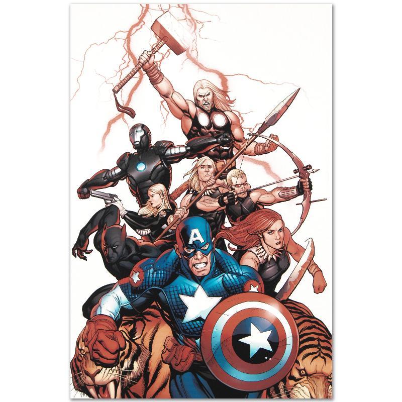 "Ultimate New Ultimates #5" Limited Edition 18x27 Giclee on Canvas by Frank Cho and Marvel Comics at PristineAuction.com "Ultimate New Ultimates #5" Limited Edition 18x27 Giclee on Canvas by Frank Cho and Marvel Comics at PristineAuction.com