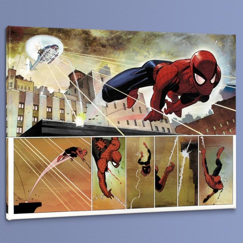 John Romita Jr. "The Amazing Spider Man #584" Limited Edition 24x18 Giclee on Canvas at PristineAuction.com John Romita Jr. "The Amazing Spider Man #584" Limited Edition 24x18 Giclee on Canvas at PristineAuction.com