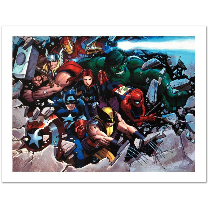 Stan Lee SIgned "Son of Marvel: Reading Chronology" Limited Edition 18x24 Giclee on Canvas by John Romita Jr. and Marvel Comics at PristineAuction.com Stan Lee SIgned "Son of Marvel: Reading Chronology" Limited Edition 18x24 Giclee on Canvas by John Romita Jr. and Marvel Comics at PristineAuction.com