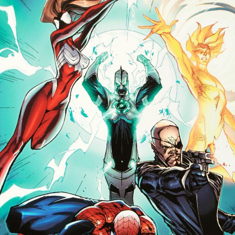 Stan Lee & J. Scott Campbell Signed Marvel Comics "Ultimate Mystery #1" Limited Edition 18x27 Giclee at PristineAuction.com Stan Lee & J. Scott Campbell Signed Marvel Comics "Ultimate Mystery #1" Limited Edition 18x27 Giclee at PristineAuction.com