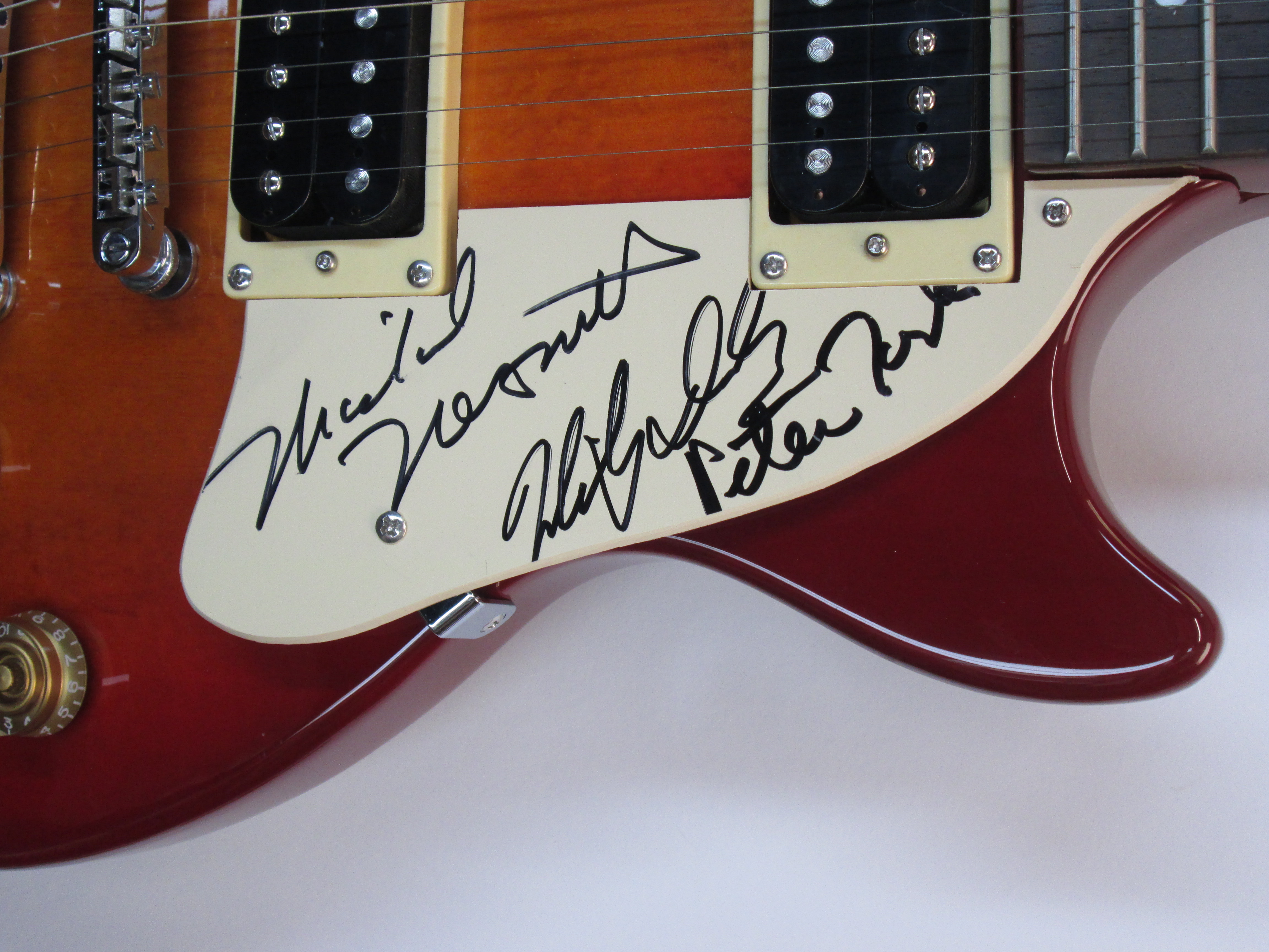 "The Monkees" Multi-Signed Epiphone Les Paul Full-Size Electric Guitar Signed by (4) with Davy Jones, Michael Nesmith, Peter Tork & Micky Dolenz Dated "6-15-06" (JSA LOA) at PristineAuction.com "The Monkees" Multi-Signed Epiphone Les Paul Full-Size Electric Guitar Signed by (4) with Davy Jones, Michael Nesmith, Peter Tork & Micky Dolenz Dated "6-15-06" (JSA LOA) at PristineAuction.com