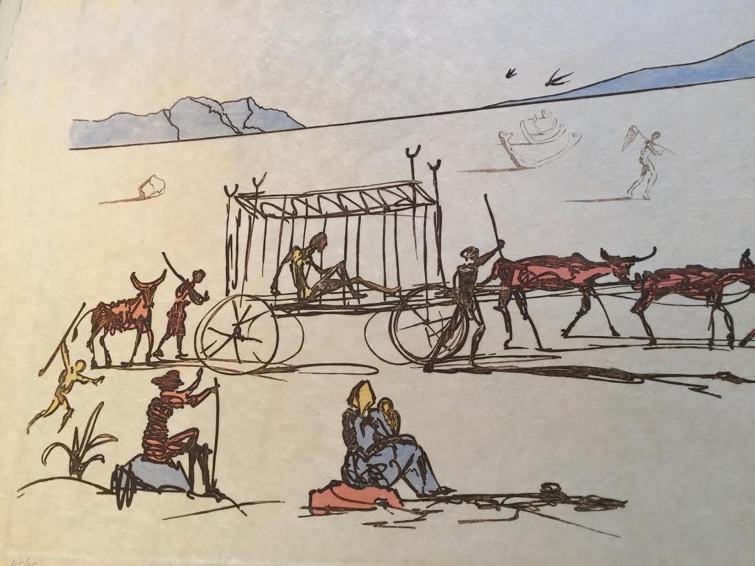 Salvador Dali Signed "Don Quichotte de la Mancha Suite: Judgement" 16x17 LE 1981 Etching & Aquatint on Japon Paper #115/150 at PristineAuction.com Salvador Dali Signed "Don Quichotte de la Mancha Suite: Judgement" 16x17 LE 1981 Etching & Aquatint on Japon Paper #115/150 at PristineAuction.com