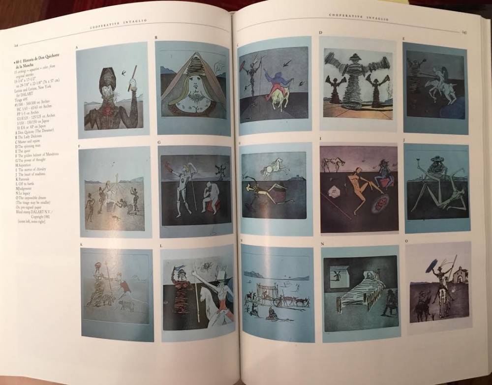 Salvador Dali Signed "Don Quichotte de la Mancha Suite: Judgement" 16x17 LE 1981 Etching & Aquatint on Japon Paper #115/150 at PristineAuction.com Salvador Dali Signed "Don Quichotte de la Mancha Suite: Judgement" 16x17 LE 1981 Etching & Aquatint on Japon Paper #115/150 at PristineAuction.com