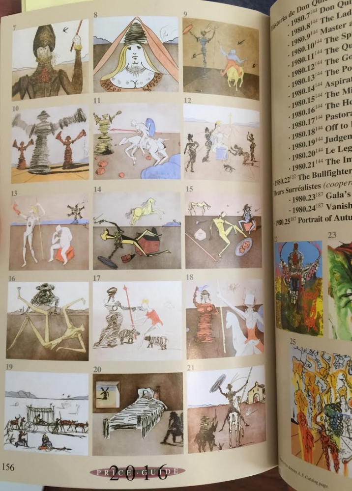 Salvador Dali Signed "Don Quichotte de la Mancha Suite: Judgement" 16x17 LE 1981 Etching & Aquatint on Japon Paper #115/150 at PristineAuction.com Salvador Dali Signed "Don Quichotte de la Mancha Suite: Judgement" 16x17 LE 1981 Etching & Aquatint on Japon Paper #115/150 at PristineAuction.com