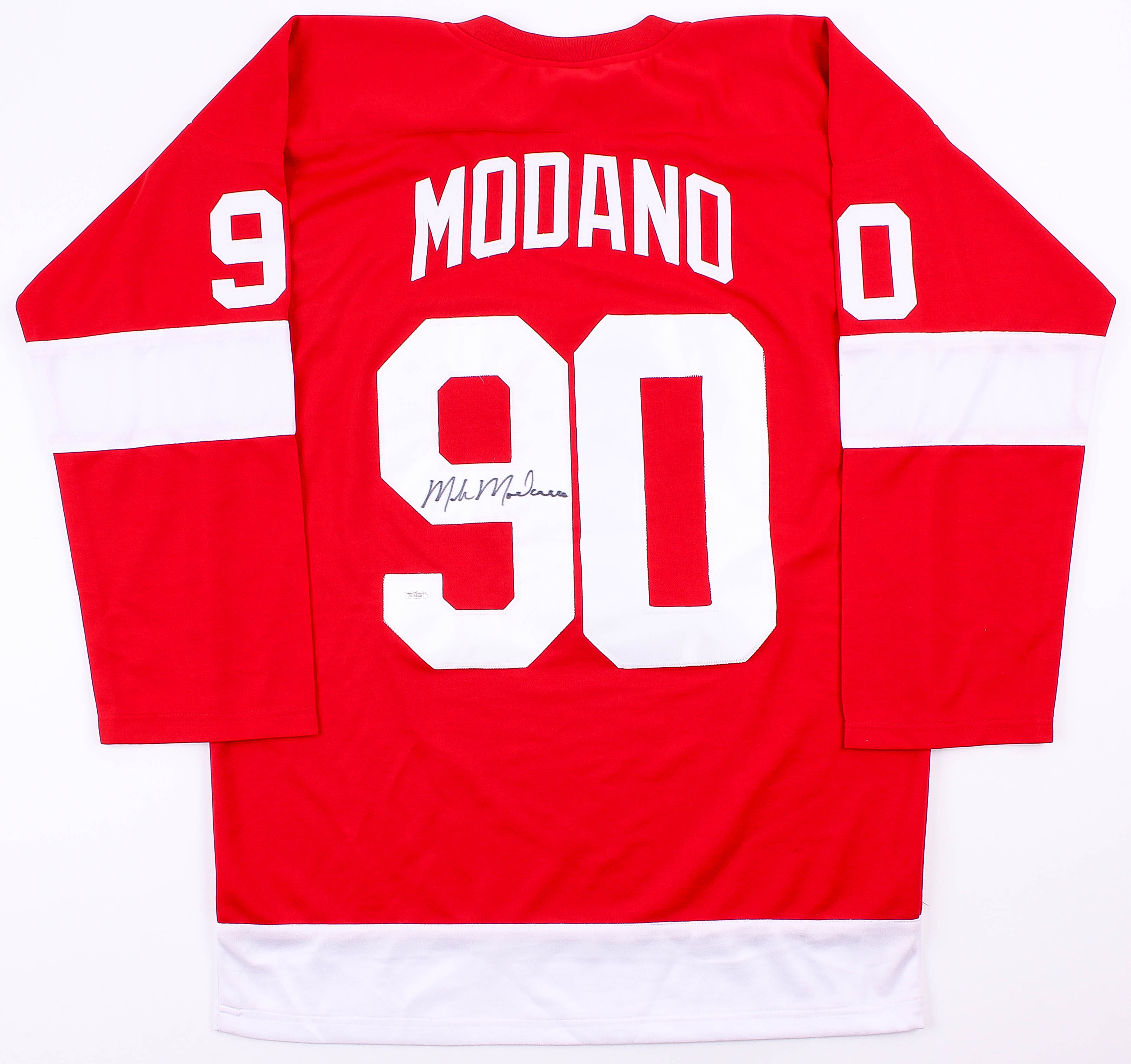 Mike Modano Signed Red Wings Jersey (JSA SOA) at PristineAuction.com Mike Modano Signed Red Wings Jersey (JSA SOA) at PristineAuction.com