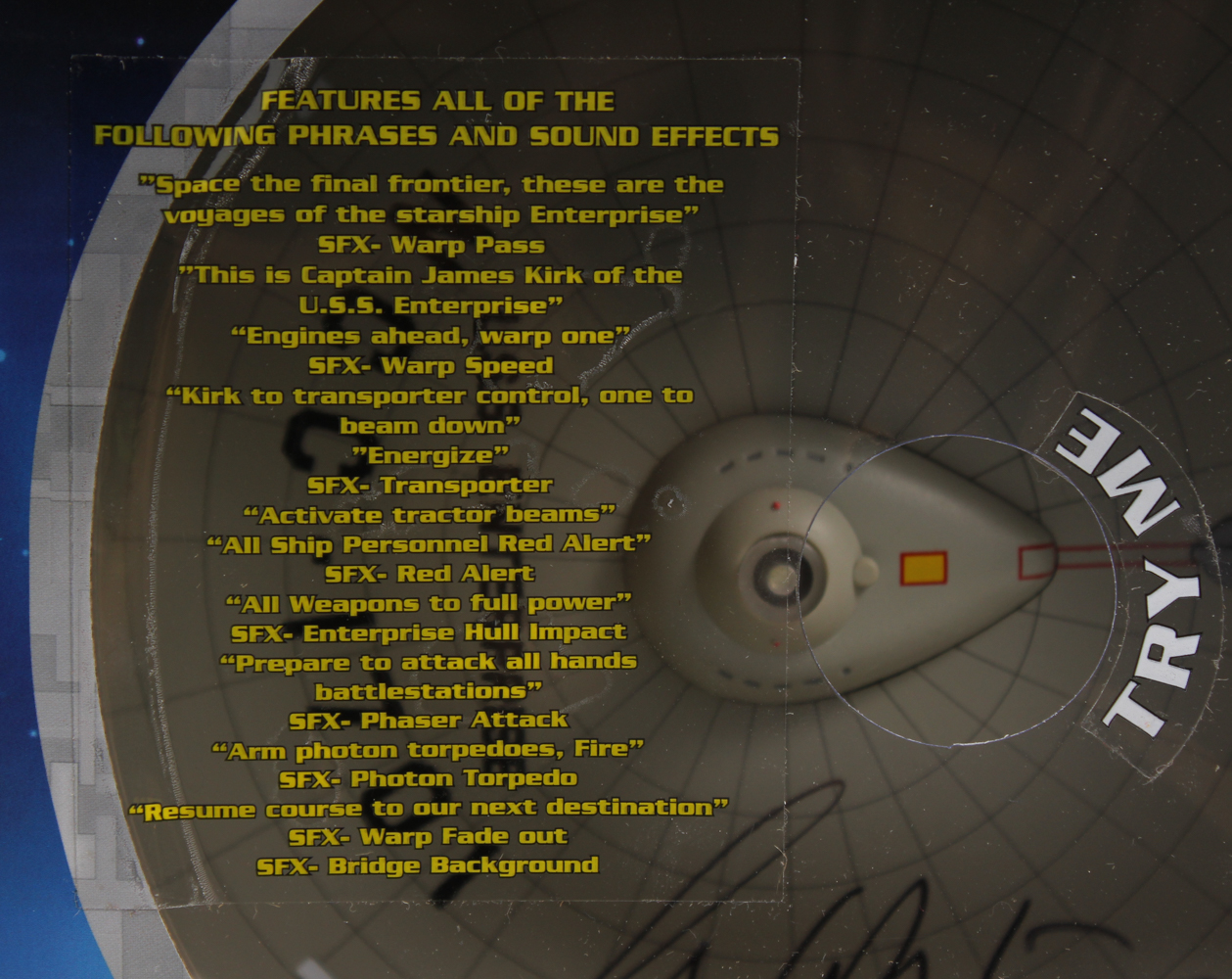 William Shatner Signed Star Trek "Starship Legends" 16" NCC-1701 Enterprise Electronic Starship (Schwartz COA) at PristineAuction.com William Shatner Signed Star Trek "Starship Legends" 16" NCC-1701 Enterprise Electronic Starship (Schwartz COA) at PristineAuction.com