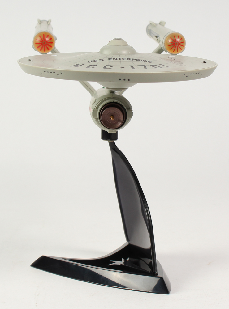 William Shatner Signed Star Trek "Starship Legends" 16" NCC-1701 Enterprise Electronic Starship (Schwartz COA) at PristineAuction.com William Shatner Signed Star Trek "Starship Legends" 16" NCC-1701 Enterprise Electronic Starship (Schwartz COA) at PristineAuction.com