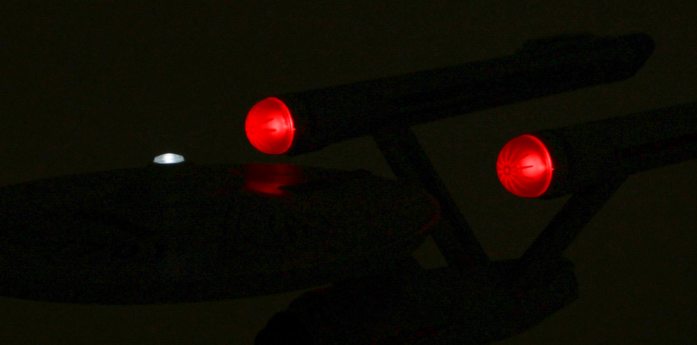 William Shatner Signed Star Trek "Starship Legends" 16" NCC-1701 Enterprise Electronic Starship (Schwartz COA) at PristineAuction.com William Shatner Signed Star Trek "Starship Legends" 16" NCC-1701 Enterprise Electronic Starship (Schwartz COA) at PristineAuction.com