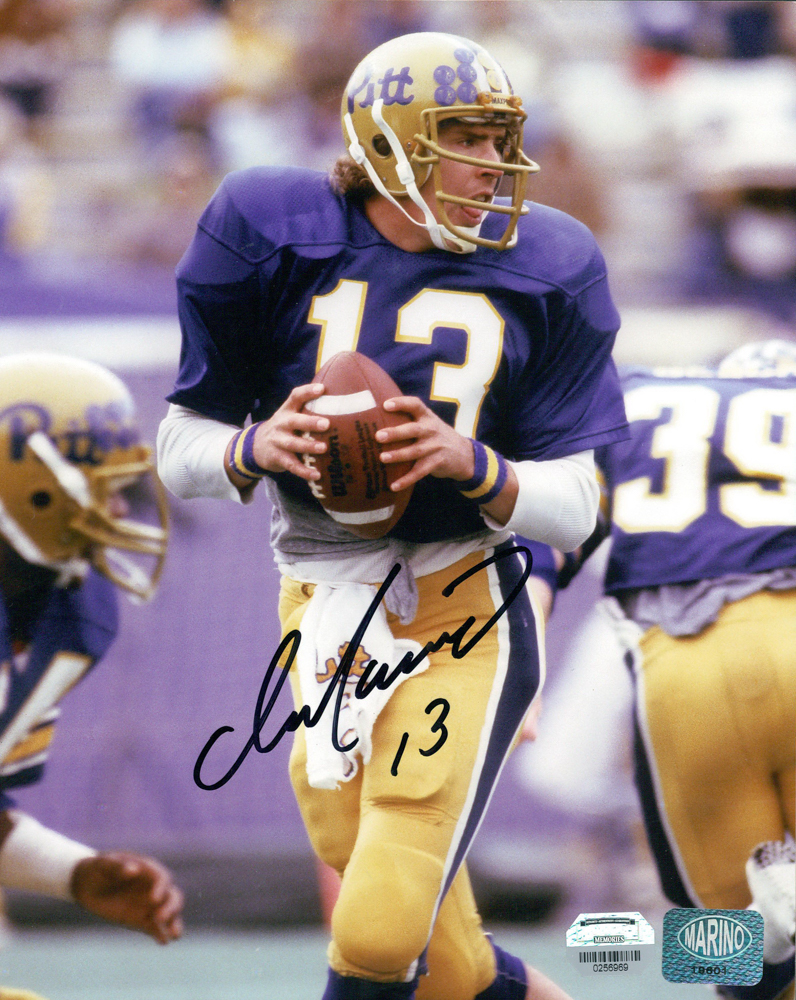 Dan Marino Signed Pitt Panthers 8x10 Photo (Mounted Memories & Marino Hologram) at PristineAuction.com Dan Marino Signed Pitt Panthers 8x10 Photo (Mounted Memories & Marino Hologram) at PristineAuction.com