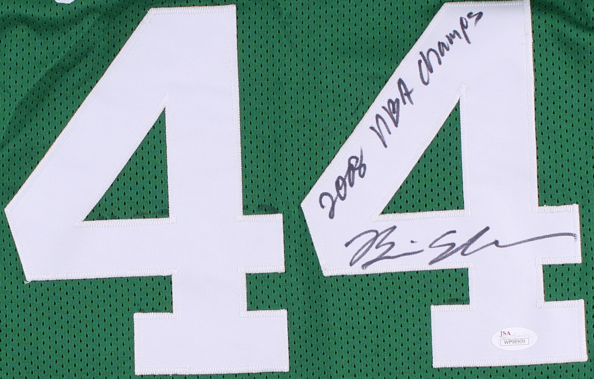 Brian Scalabrine Signed Celtics Jersey Inscribed "2008 NBA Champs" (JSA COA) at PristineAuction.com Brian Scalabrine Signed Celtics Jersey Inscribed "2008 NBA Champs" (JSA COA) at PristineAuction.com