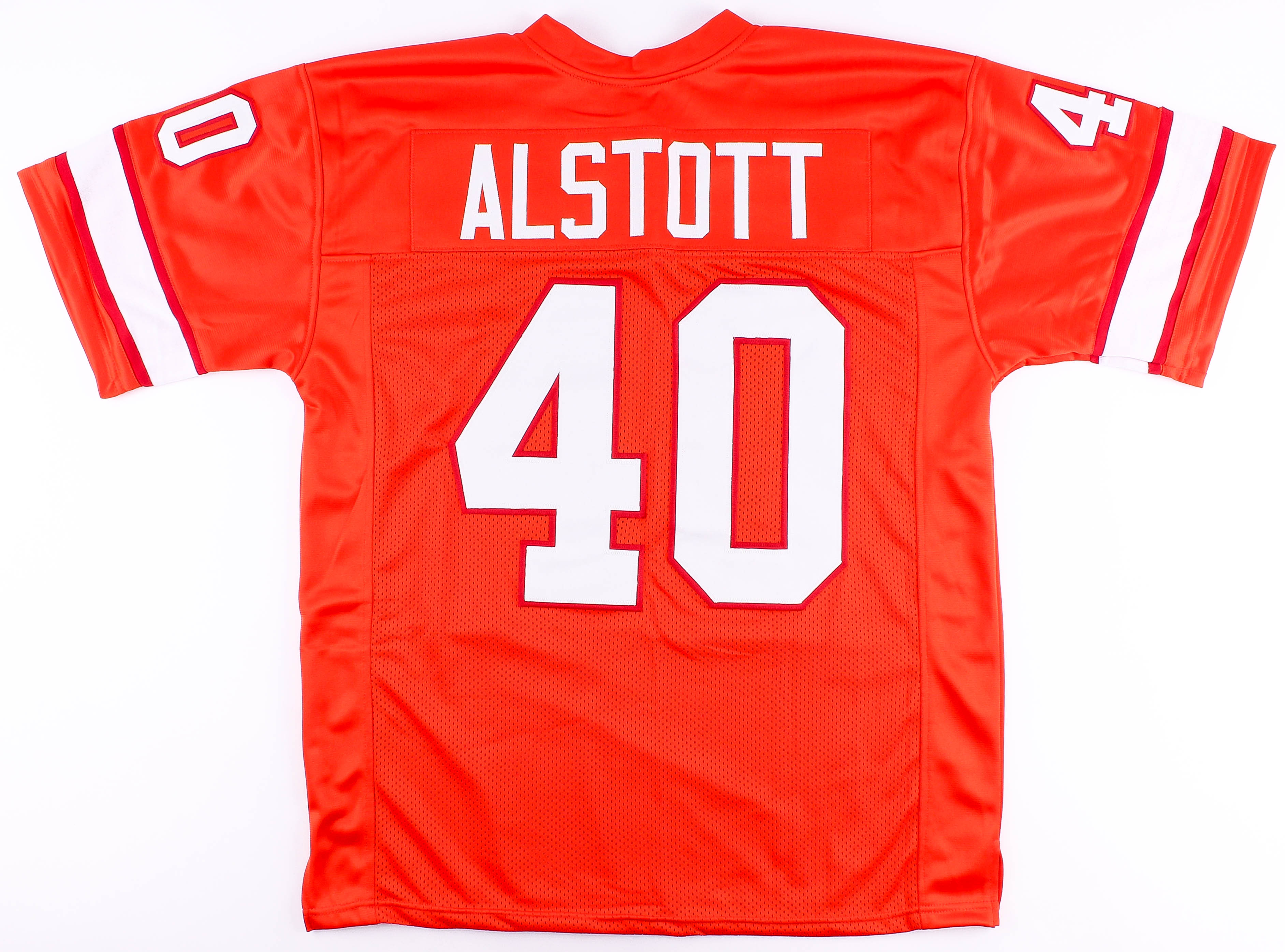 Mike Alstott Buccaneers On-Field Style Custom Stitched Jersey (Size XL) at PristineAuction.com Mike Alstott Buccaneers On-Field Style Custom Stitched Jersey (Size XL) at PristineAuction.com