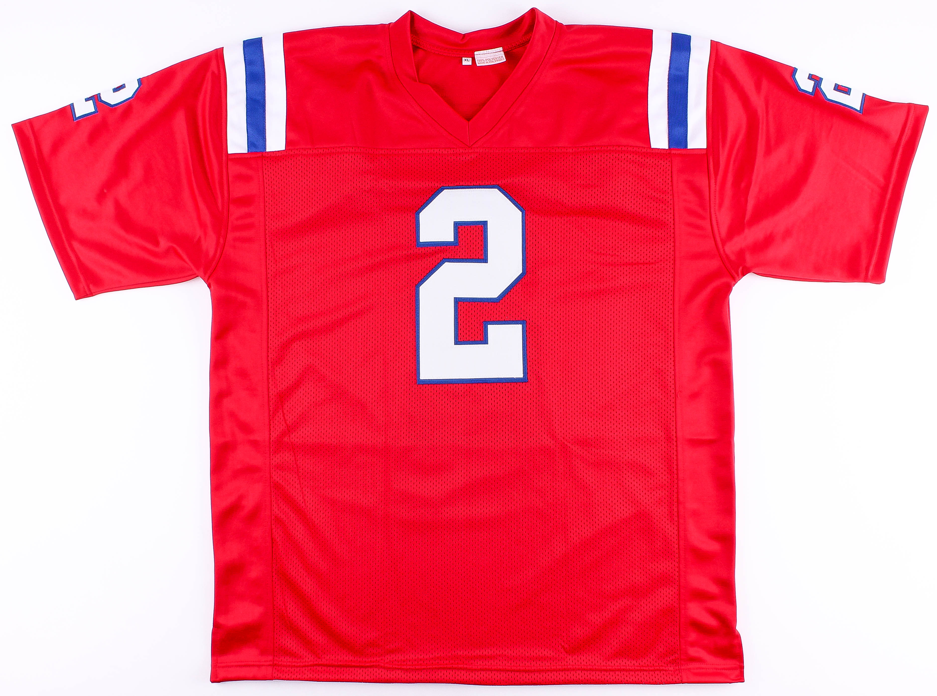 Doug Flutie Patriots On-Field Style Custom Stitched Jersey (Size XL) at PristineAuction.com Doug Flutie Patriots On-Field Style Custom Stitched Jersey (Size XL) at PristineAuction.com