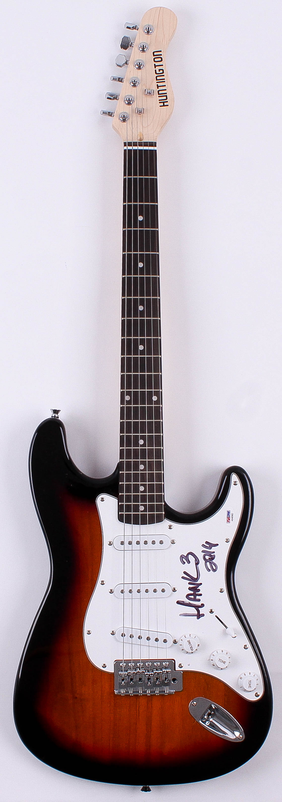 Hank Williams "Hank 3" Signed Full-Size Electric Guitar Inscribed "2014" (PSA COA) at PristineAuction.com Hank Williams "Hank 3" Signed Full-Size Electric Guitar Inscribed "2014" (PSA COA) at PristineAuction.com