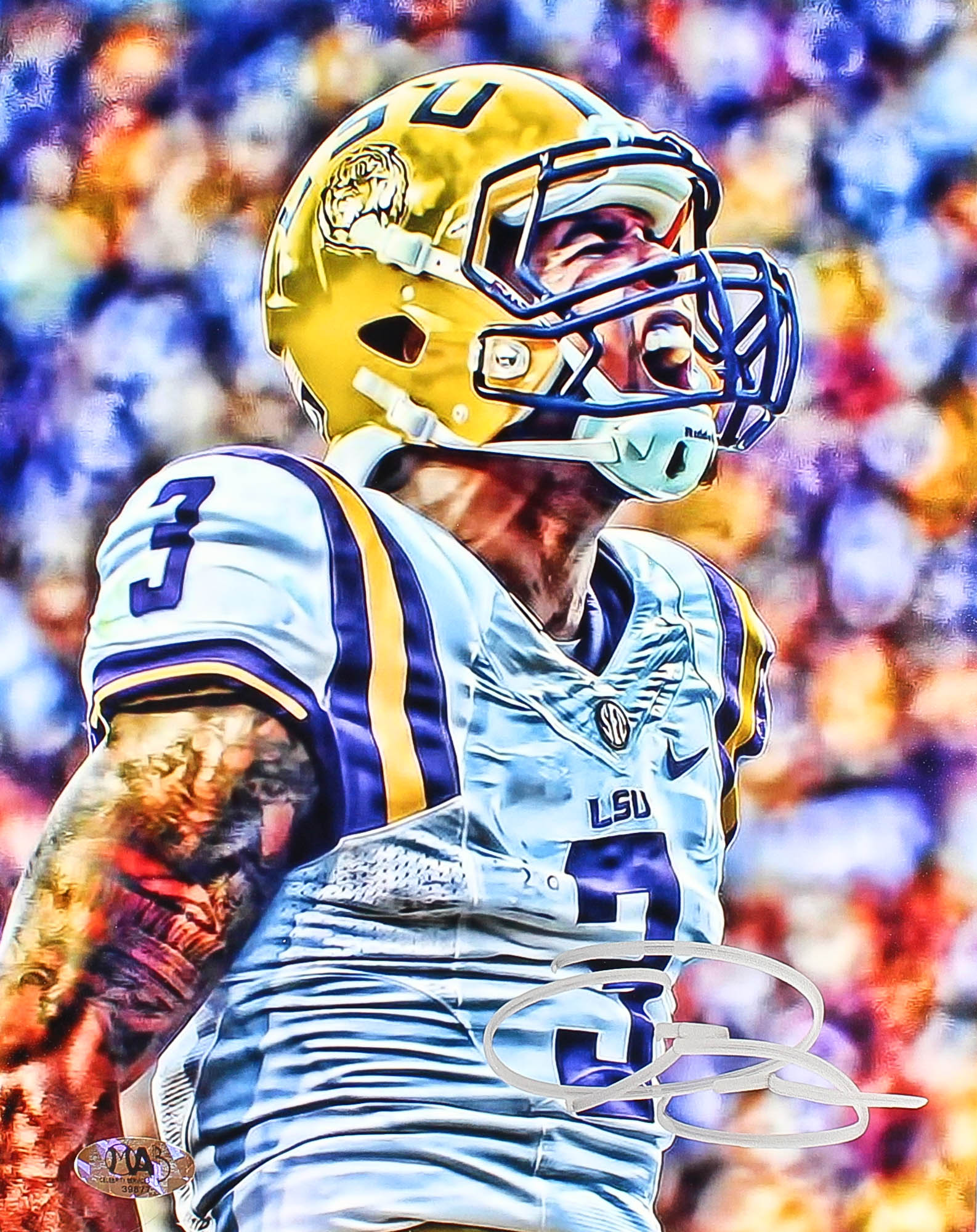 Odell Beckham Jr. Signed LSU 8x10 Photo (MAB COA) at PristineAuction.com Odell Beckham Jr. Signed LSU 8x10 Photo (MAB COA) at PristineAuction.com