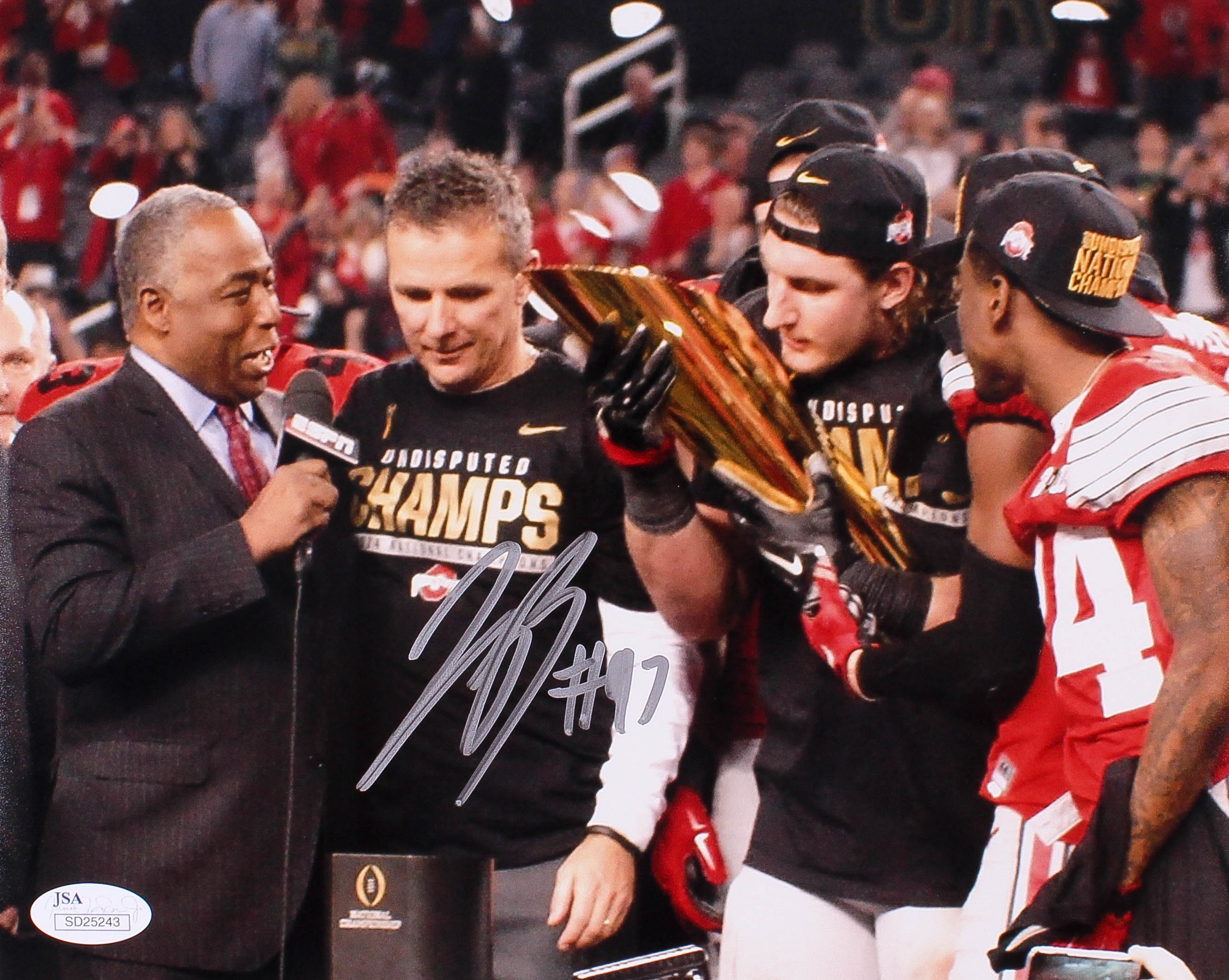 Joey Bosa Signed Ohio State Buckeyes 8x10 Photo (JSA COA) at PristineAuction.com Joey Bosa Signed Ohio State Buckeyes 8x10 Photo (JSA COA) at PristineAuction.com