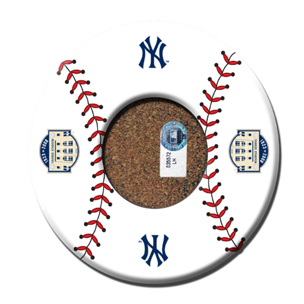 New York Yankees Final Season Drink Coaster Set With Game-Used Dirt from Yankees Stadium (MLB & Steiner COA) at PristineAuction.com New York Yankees Final Season Drink Coaster Set With Game-Used Dirt from Yankees Stadium (MLB & Steiner COA) at PristineAuction.com