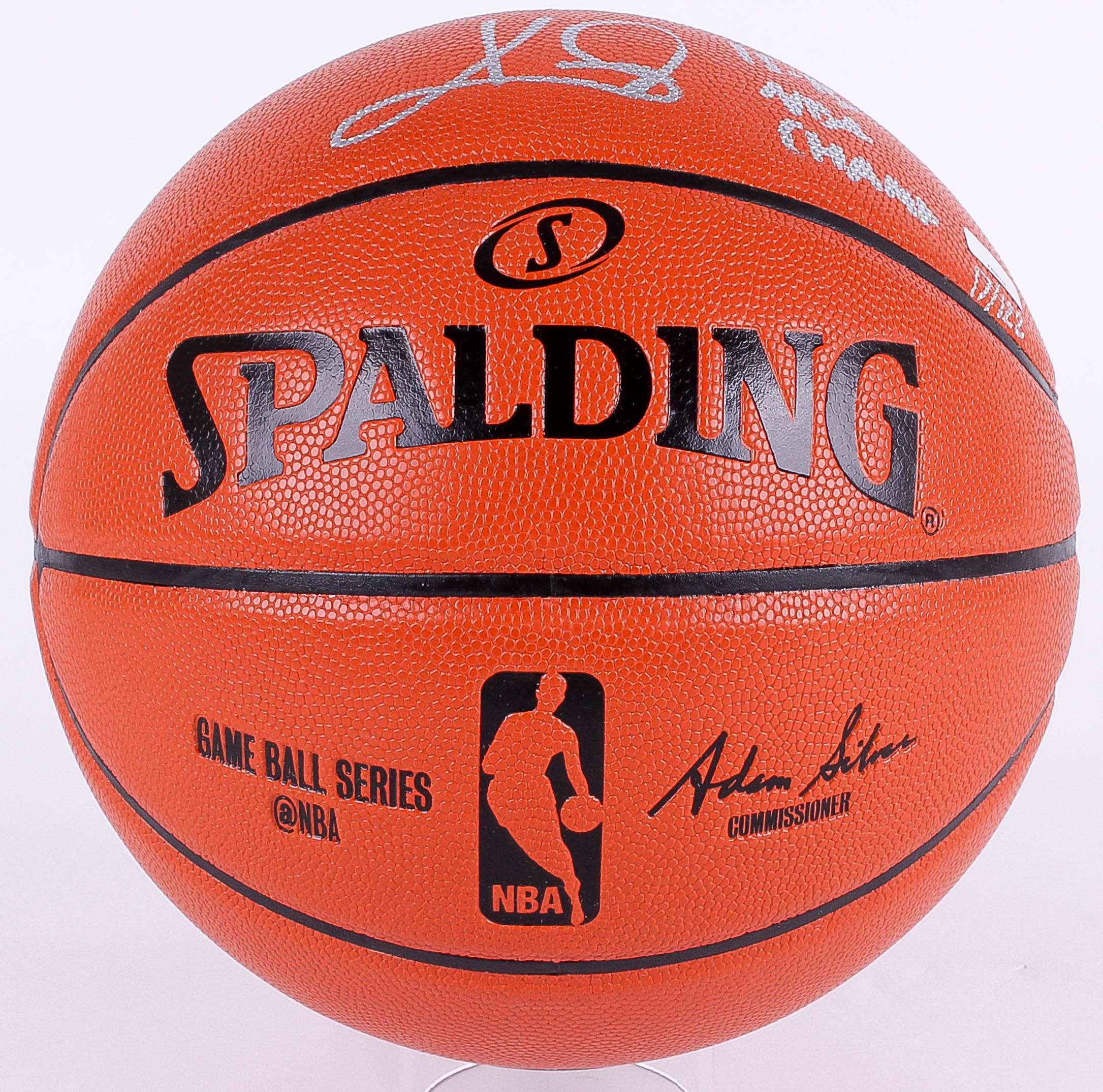 Kyrie Irving Signed LE NBA Game Ball Series Basketball Inscribed "15-16 NBA Champ" (Panini COA) at PristineAuction.com Kyrie Irving Signed LE NBA Game Ball Series Basketball Inscribed "15-16 NBA Champ" (Panini COA) at PristineAuction.com