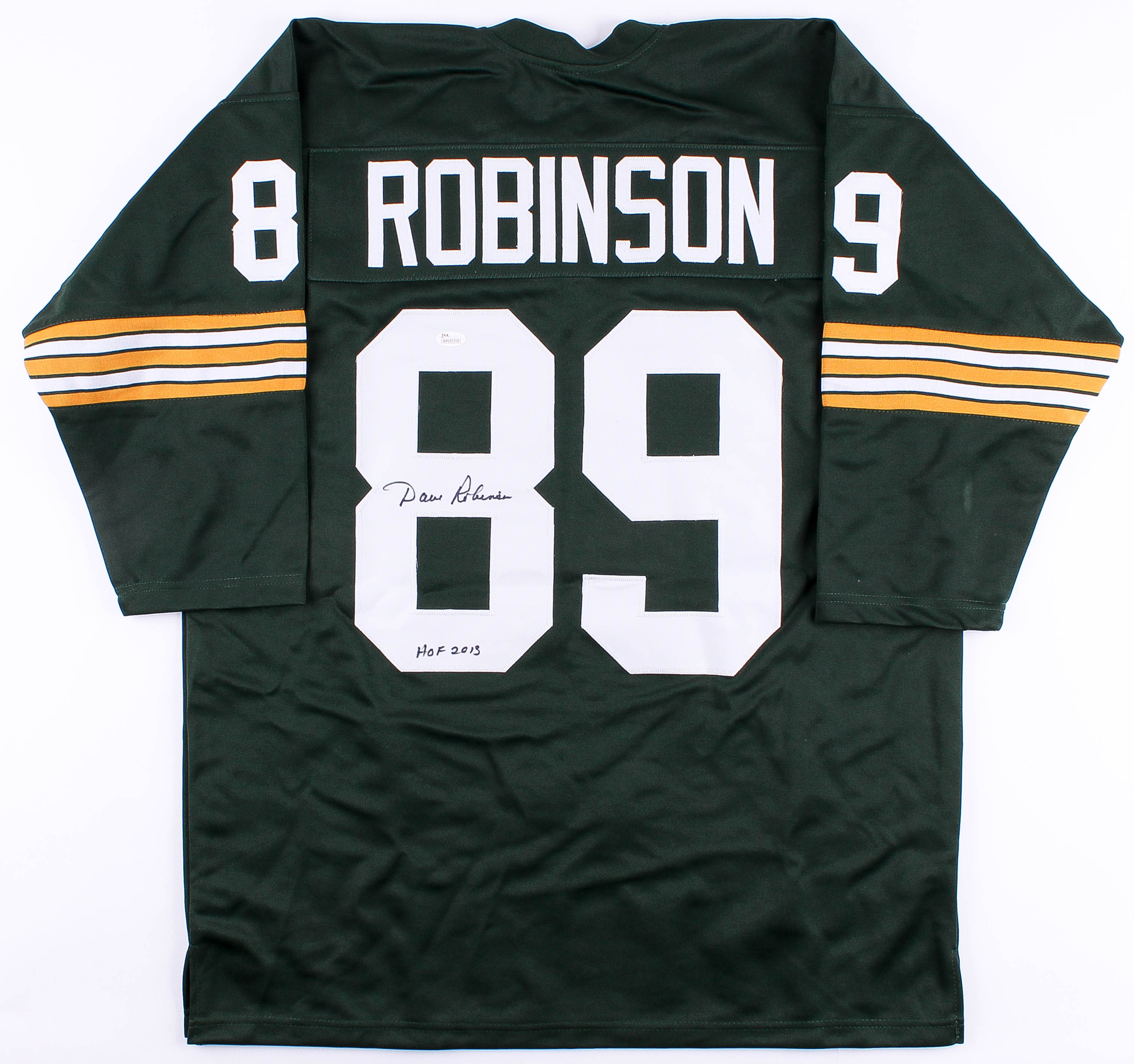 Dave Robinson Signed Packers Jersey Inscribed "HOF 2013" (JSA COA) at PristineAuction.com Dave Robinson Signed Packers Jersey Inscribed "HOF 2013" (JSA COA) at PristineAuction.com