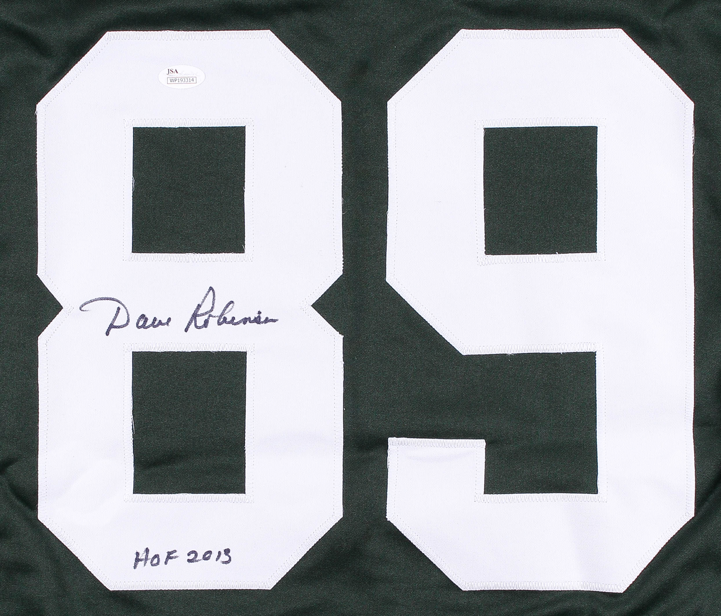 Dave Robinson Signed Packers Jersey Inscribed "HOF 2013" (JSA COA) at PristineAuction.com Dave Robinson Signed Packers Jersey Inscribed "HOF 2013" (JSA COA) at PristineAuction.com