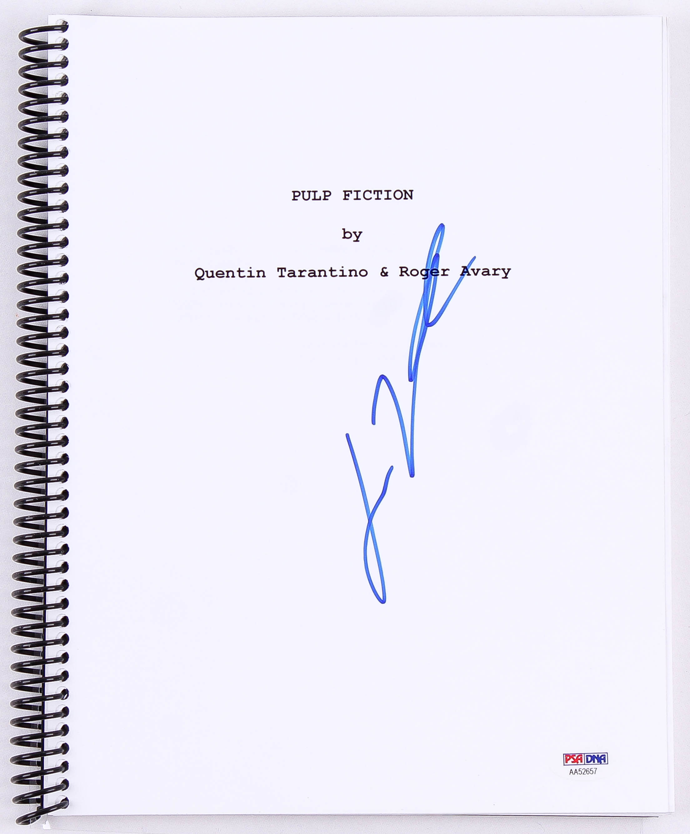 John Travolta Signed "Pulp Fiction" Full Movie Script (PSA) at PristineAuction.com John Travolta Signed "Pulp Fiction" Full Movie Script (PSA) at PristineAuction.com