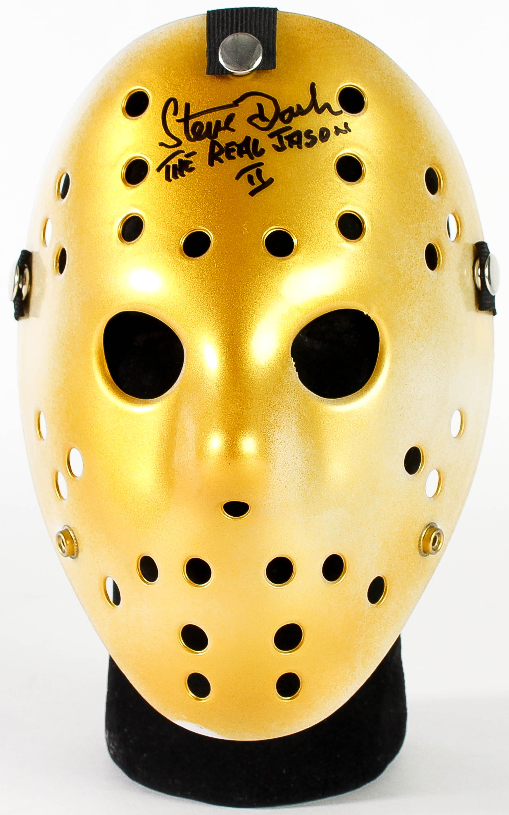 Steve Dash Signed Jason "Friday the 13th" Hockey Mask Inscribed "The Real Jason II" (Legends COA) at PristineAuction.com Steve Dash Signed Jason "Friday the 13th" Hockey Mask Inscribed "The Real Jason II" (Legends COA) at PristineAuction.com