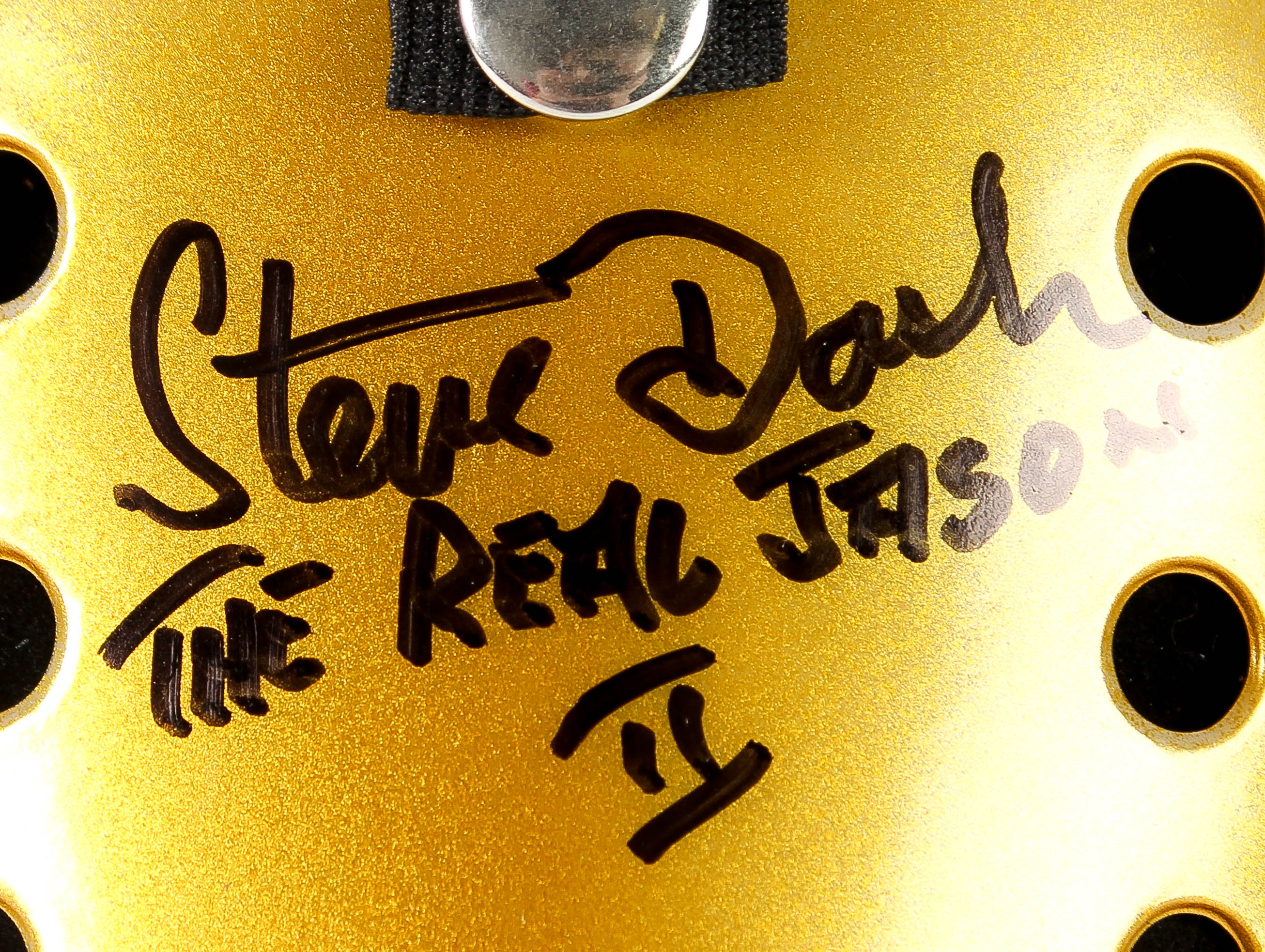 Steve Dash Signed Jason "Friday the 13th" Hockey Mask Inscribed "The Real Jason II" (Legends COA) at PristineAuction.com Steve Dash Signed Jason "Friday the 13th" Hockey Mask Inscribed "The Real Jason II" (Legends COA) at PristineAuction.com