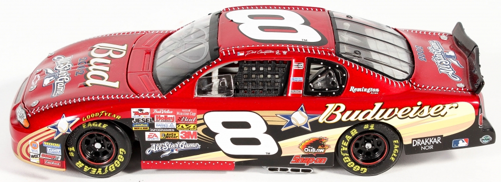 Dale Earnhardt Jr. Signed #8 2002 Budweiser MLB All-Star Game 1:24