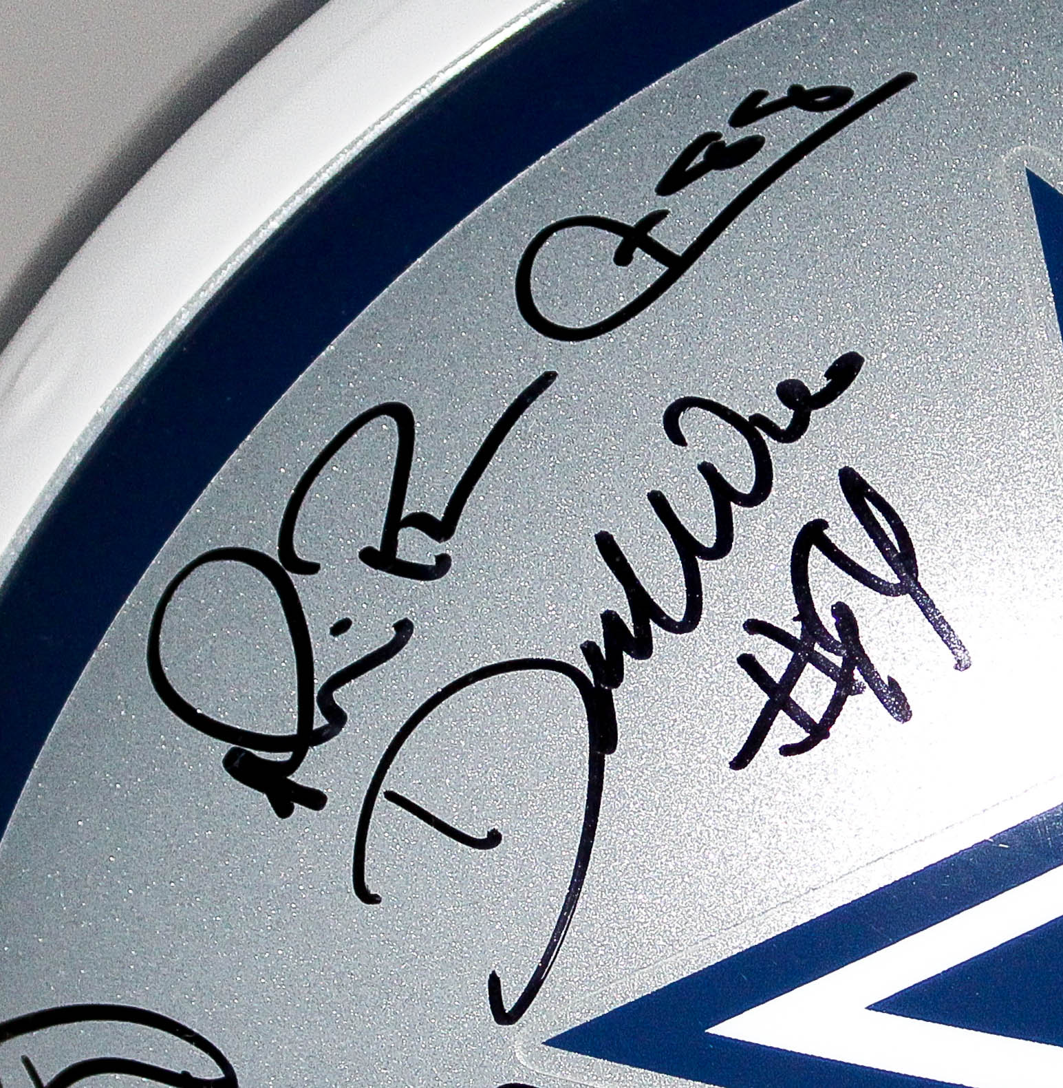 Cowboys Legends Full-Size Helmet Signed by (25) with Troy Aikman, Emmitt Smith, Roger Staubach, Michael Irvin, Daryl "Moose" Johnston, Ed "Too Tall" Jones (PSA LOA) at PristineAuction.com Cowboys Legends Full-Size Helmet Signed by (25) with Troy Aikman, Emmitt Smith, Roger Staubach, Michael Irvin, Daryl "Moose" Johnston, Ed "Too Tall" Jones (PSA LOA) at PristineAuction.com