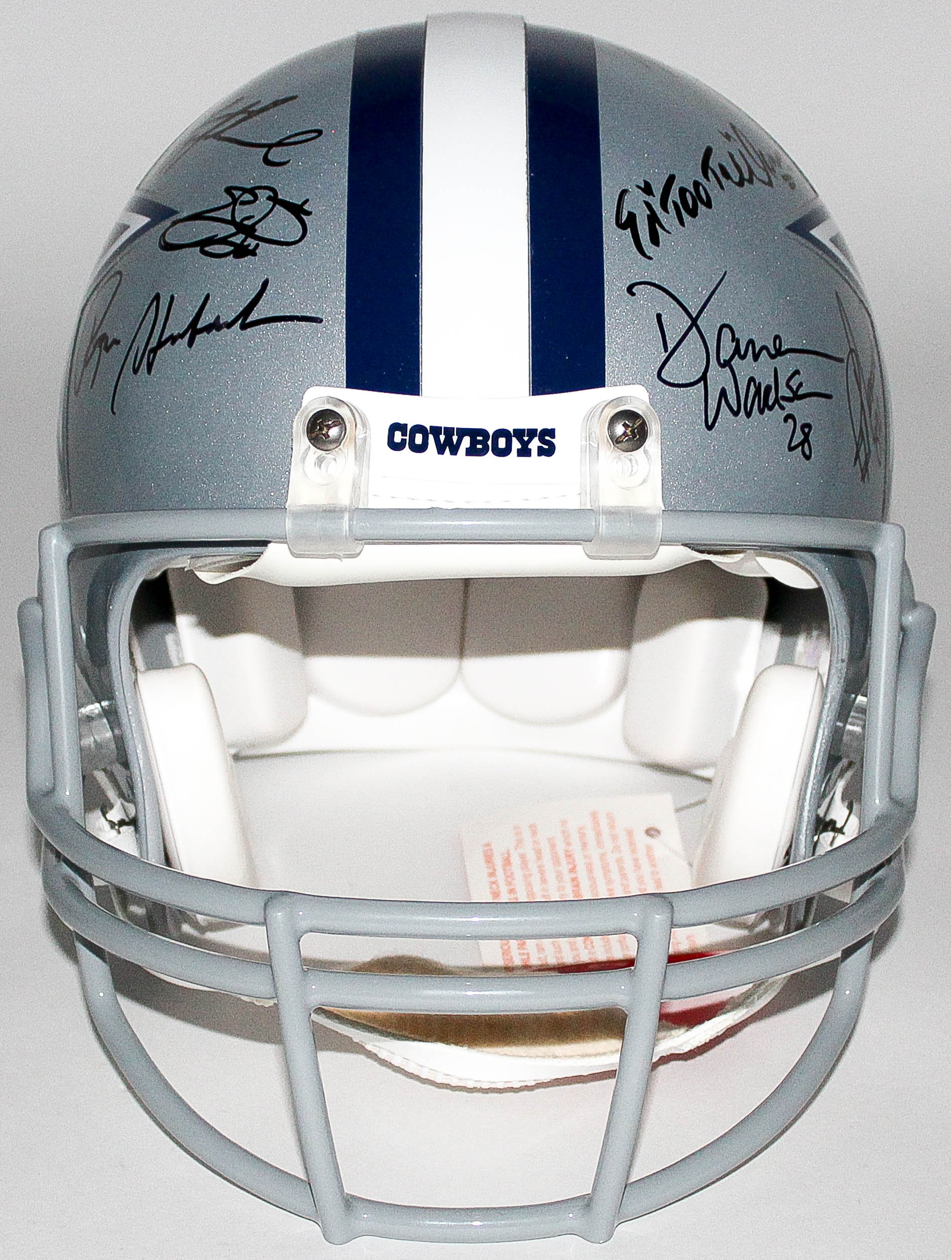 Cowboys Legends Full-Size Helmet Signed by (25) with Troy Aikman, Emmitt Smith, Roger Staubach, Michael Irvin, Daryl "Moose" Johnston, Ed "Too Tall" Jones (PSA LOA) at PristineAuction.com Cowboys Legends Full-Size Helmet Signed by (25) with Troy Aikman, Emmitt Smith, Roger Staubach, Michael Irvin, Daryl "Moose" Johnston, Ed "Too Tall" Jones (PSA LOA) at PristineAuction.com