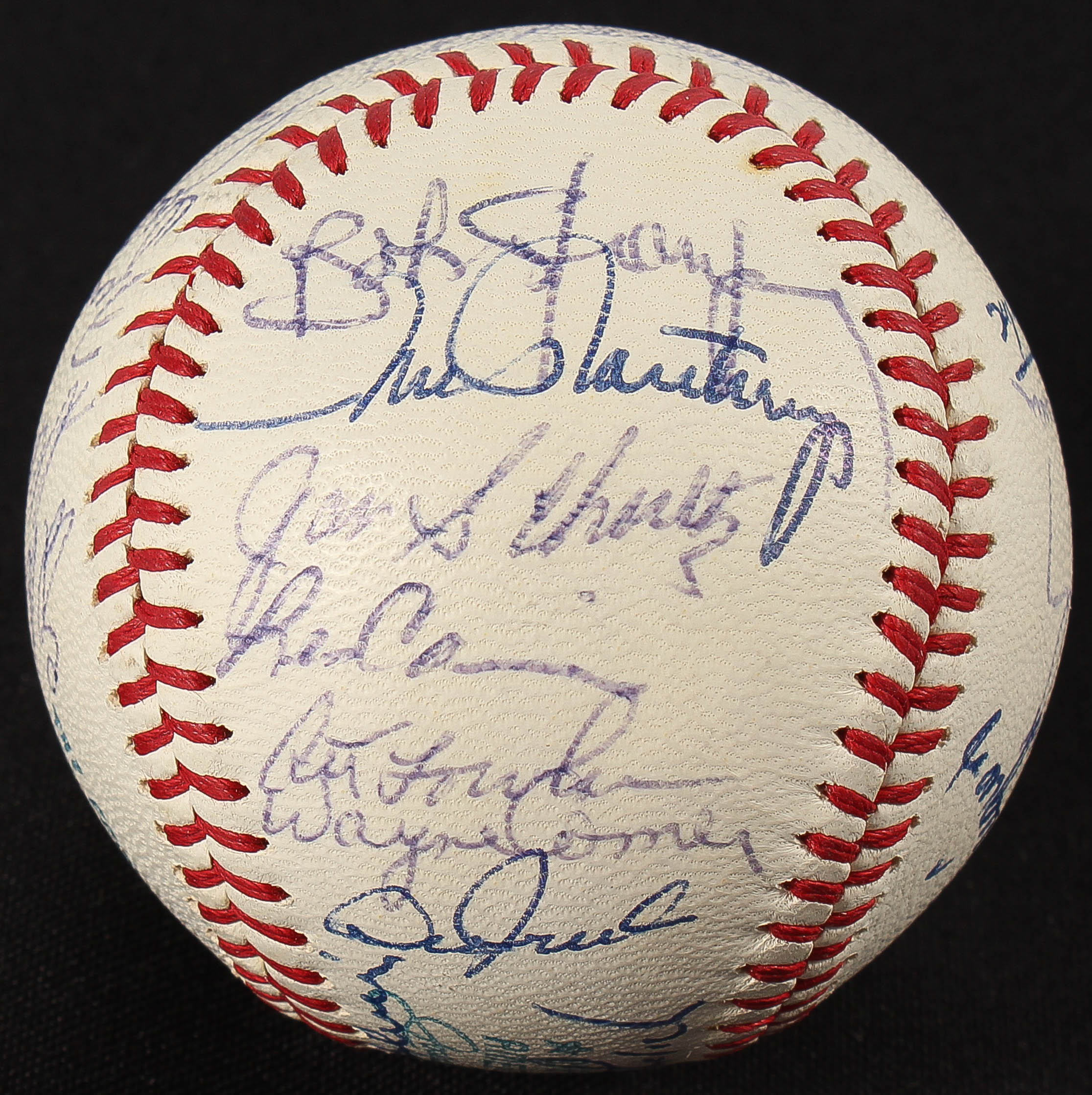 1972 Detroit Tigers Team Signed OAL Baseball with (29) Signatures Including Al Kaline, Tony Taylor, Joe Coleman, Wayne Comer (JSA ALOA) at PristineAuction.com 1972 Detroit Tigers Team Signed OAL Baseball with (29) Signatures Including Al Kaline, Tony Taylor, Joe Coleman, Wayne Comer (JSA ALOA) at PristineAuction.com