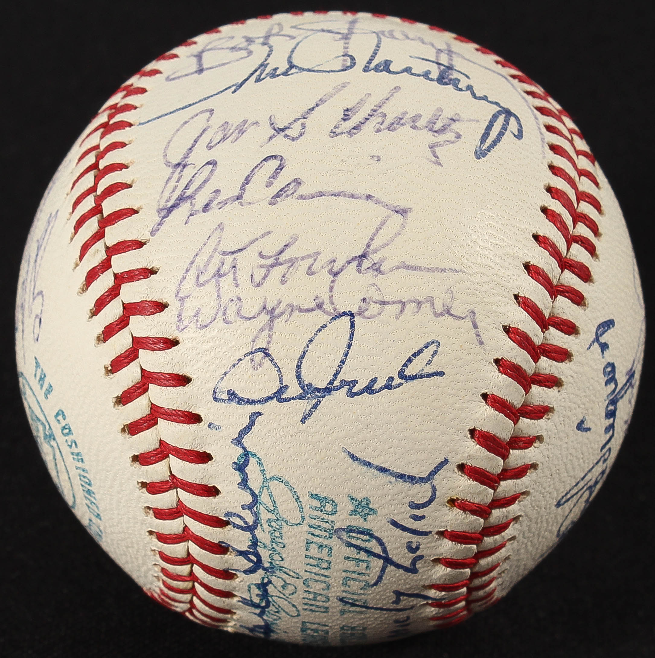 1972 Detroit Tigers Team Signed OAL Baseball with (29) Signatures Including Al Kaline, Tony Taylor, Joe Coleman, Wayne Comer (JSA ALOA) at PristineAuction.com 1972 Detroit Tigers Team Signed OAL Baseball with (29) Signatures Including Al Kaline, Tony Taylor, Joe Coleman, Wayne Comer (JSA ALOA) at PristineAuction.com