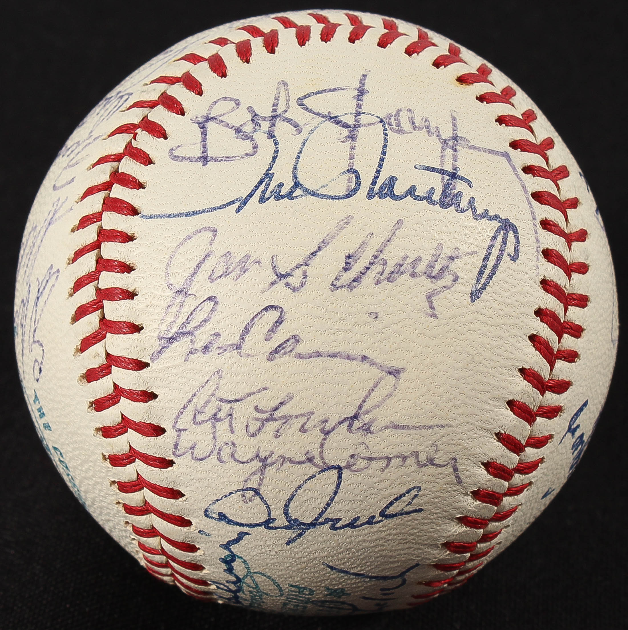 1972 Detroit Tigers Team Signed OAL Baseball with (29) Signatures Including Al Kaline, Tony Taylor, Joe Coleman, Wayne Comer (JSA ALOA) at PristineAuction.com 1972 Detroit Tigers Team Signed OAL Baseball with (29) Signatures Including Al Kaline, Tony Taylor, Joe Coleman, Wayne Comer (JSA ALOA) at PristineAuction.com
