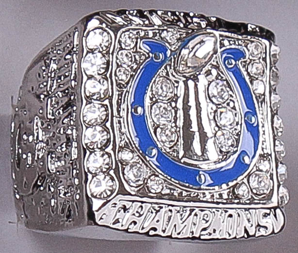 Peyton Manning Colts 14x22 Custom Framed Super Bowl XLI Championship Ring Display at PristineAuction.com Peyton Manning Colts 14x22 Custom Framed Super Bowl XLI Championship Ring Display at PristineAuction.com