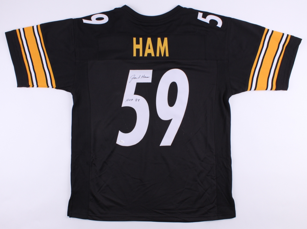 Jack Ham Signed Steelers Jersey Inscribed "HOF 88" (JSA COA) at PristineAuction.com Jack Ham Signed Steelers Jersey Inscribed "HOF 88" (JSA COA) at PristineAuction.com