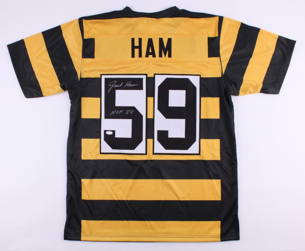 Jack Ham Signed Steelers Jersey Inscribed "HOF 88" (JSA COA) at PristineAuction.com Jack Ham Signed Steelers Jersey Inscribed "HOF 88" (JSA COA) at PristineAuction.com