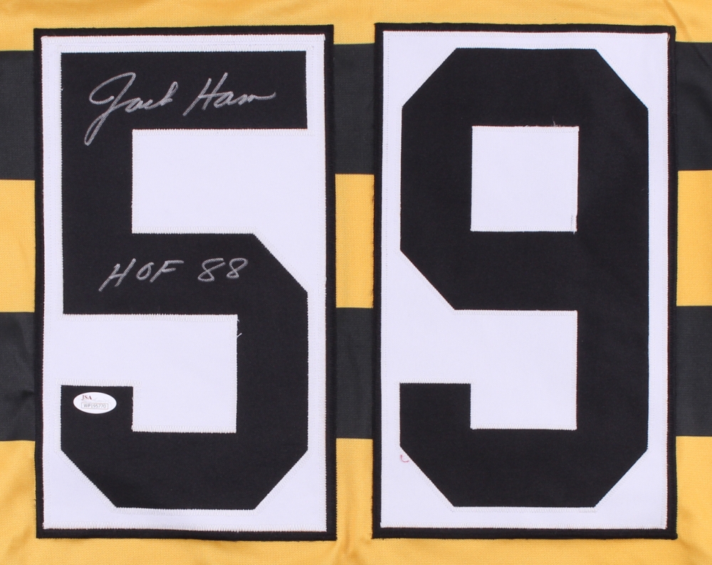 Jack Ham Signed Steelers Jersey Inscribed "HOF 88" (JSA COA) at PristineAuction.com Jack Ham Signed Steelers Jersey Inscribed "HOF 88" (JSA COA) at PristineAuction.com