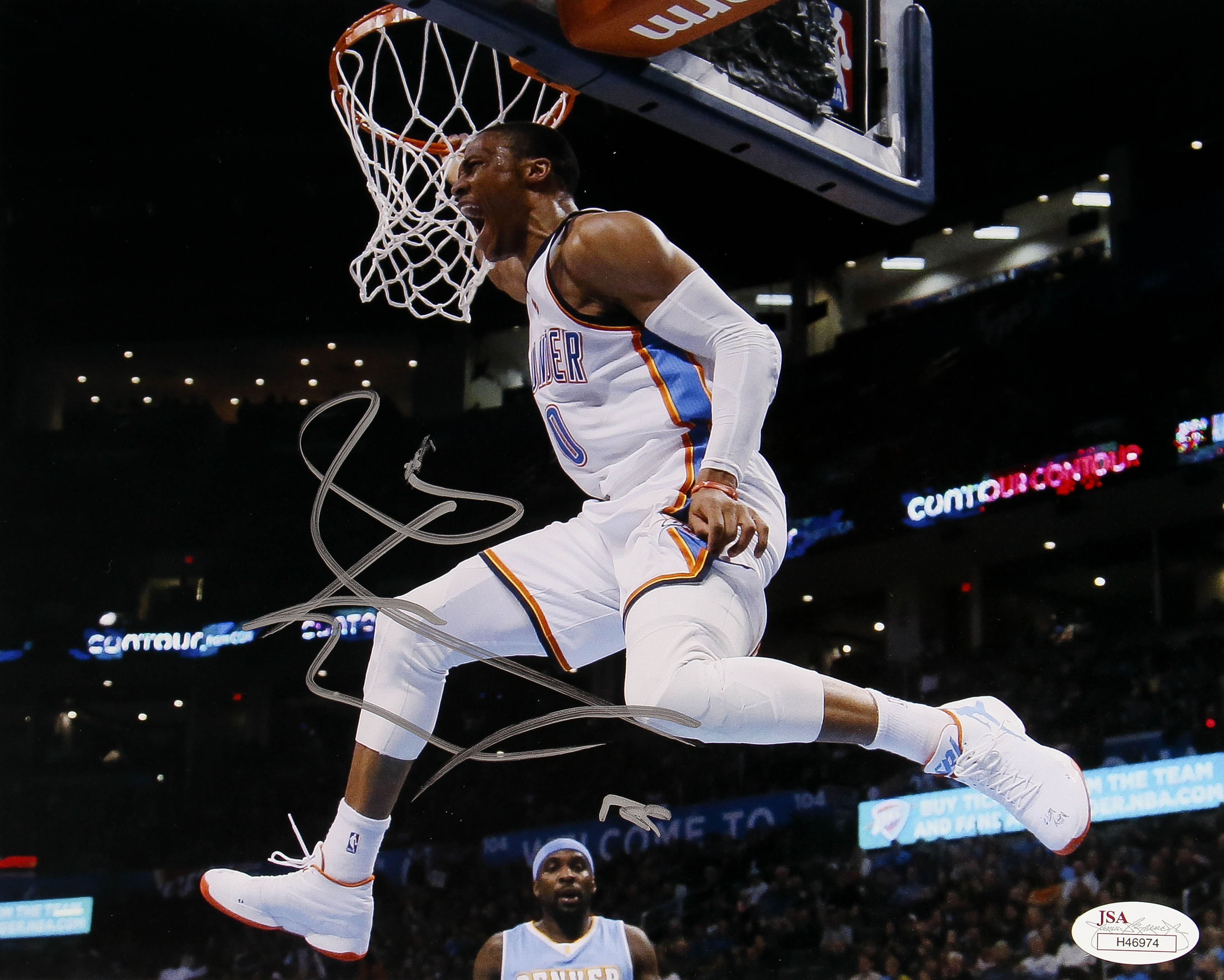 Russell Westbrook Signed Thunder 8x10 Photo (JSA COA) at PristineAuction.com Russell Westbrook Signed Thunder 8x10 Photo (JSA COA) at PristineAuction.com