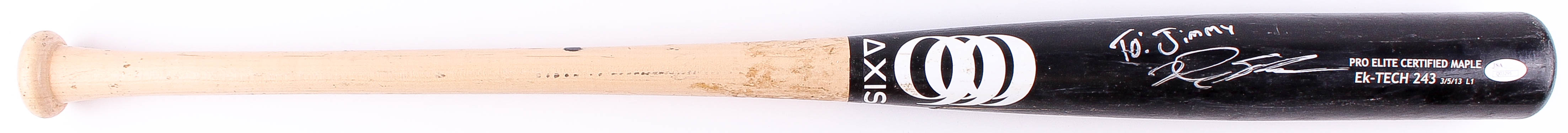 Kyle Schwarber Signed Game-Used Axis Baseball Bat (JSA COA) at PristineAuction.com Kyle Schwarber Signed Game-Used Axis Baseball Bat (JSA COA) at PristineAuction.com