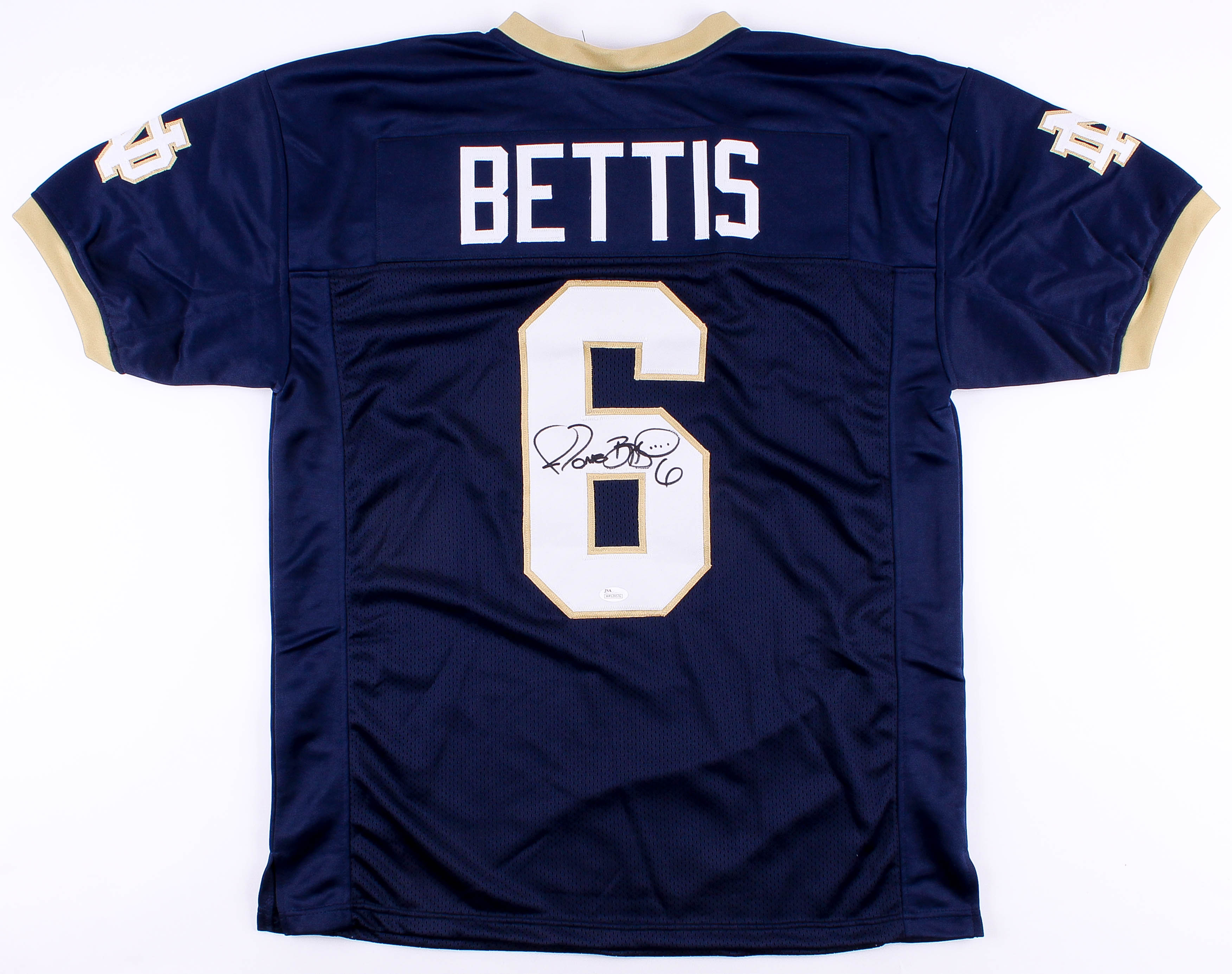 Jerome Bettis Signed Notre Dame Fighting Irish Jersey (JSA COA) at PristineAuction.com Jerome Bettis Signed Notre Dame Fighting Irish Jersey (JSA COA) at PristineAuction.com