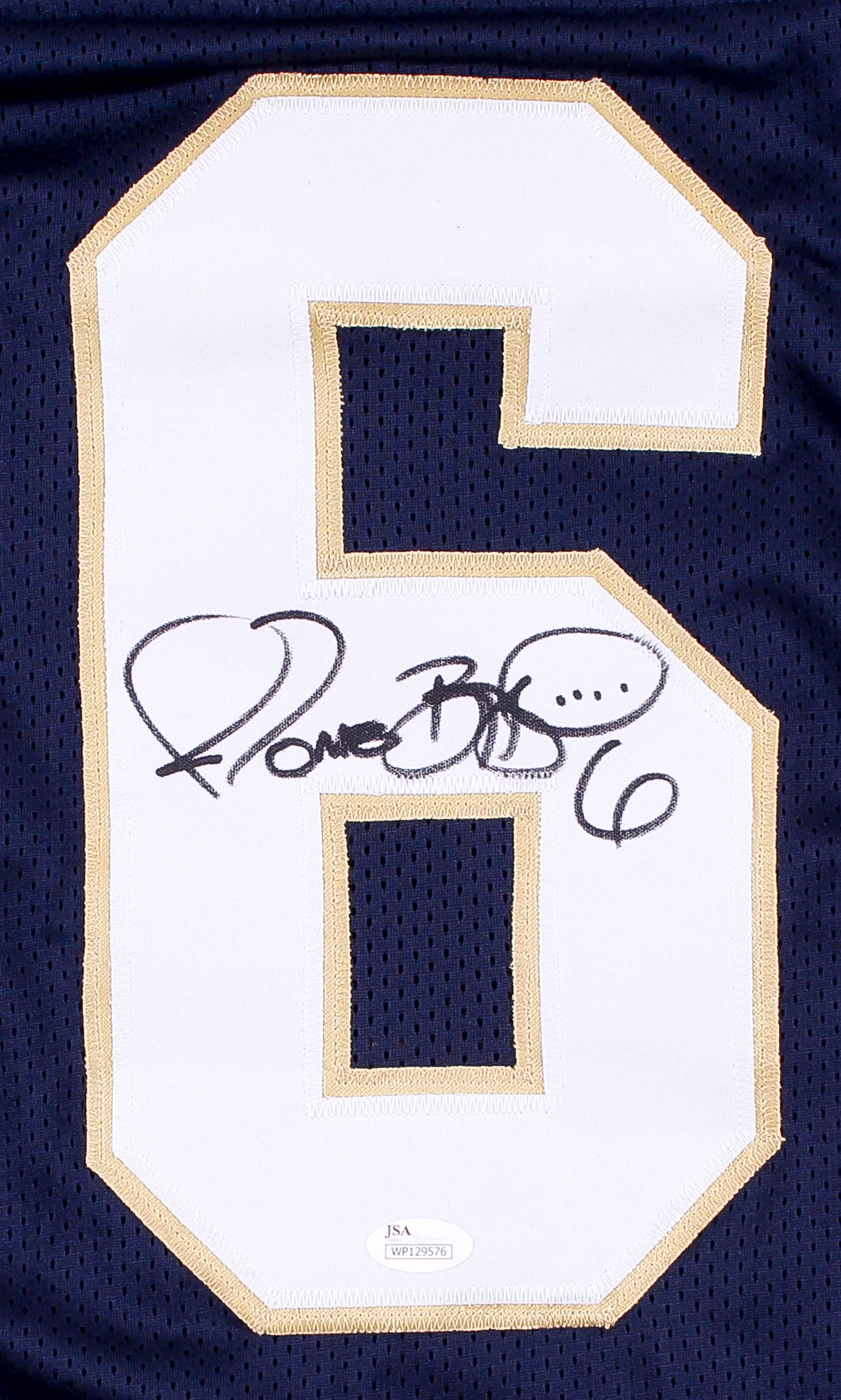 Jerome Bettis Signed Notre Dame Fighting Irish Jersey (JSA COA) at PristineAuction.com Jerome Bettis Signed Notre Dame Fighting Irish Jersey (JSA COA) at PristineAuction.com