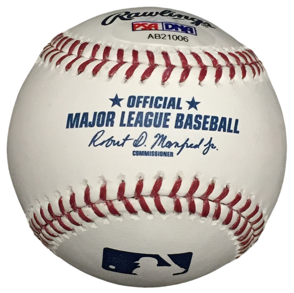 Mariano Rivera Signed OML Baseball Inscribed "Enter Sandman" (PSA COA) at PristineAuction.com Mariano Rivera Signed OML Baseball Inscribed "Enter Sandman" (PSA COA) at PristineAuction.com