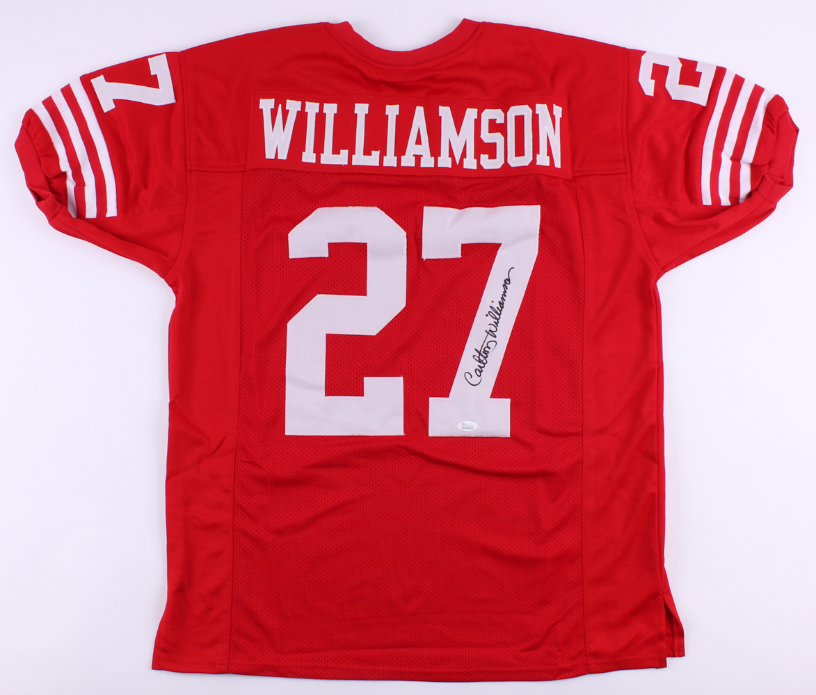 Carlton Williamson Signed 49ers Jersey (JSA COA) at PristineAuction.com Carlton Williamson Signed 49ers Jersey (JSA COA) at PristineAuction.com