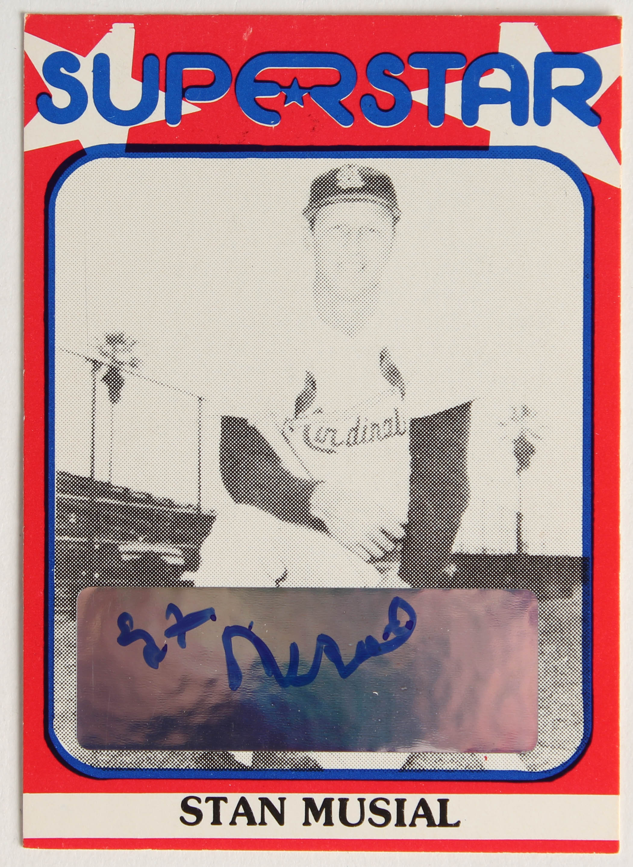 Stan Musial Signed 1982 Trading Card (Stan the Man COA) at PristineAuction.com Stan Musial Signed 1982 Trading Card (Stan the Man COA) at PristineAuction.com